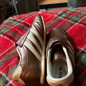 Adidas Copper and White Casual Sneakers